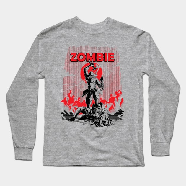 ZOMBIE KILLER AMISH EDITION Long Sleeve T-Shirt by GOUP